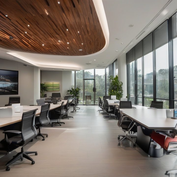 Marketing professional speaking at a conference about brand identity elements.