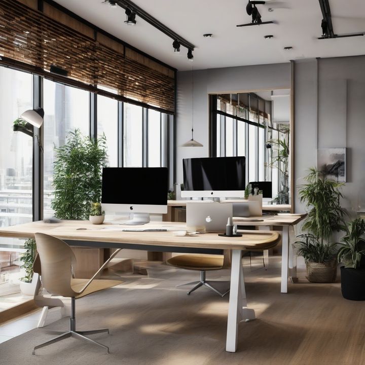 Designers working on vibe design projects at a conference table together.