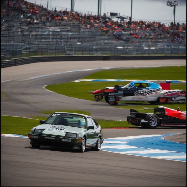 Honda Prelude parked beside a Porsche, highlighting comparison and competition.