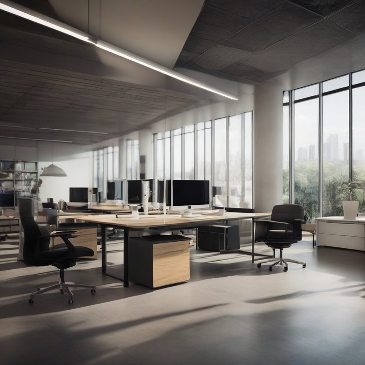 Person controlling AI system with computer screen display.