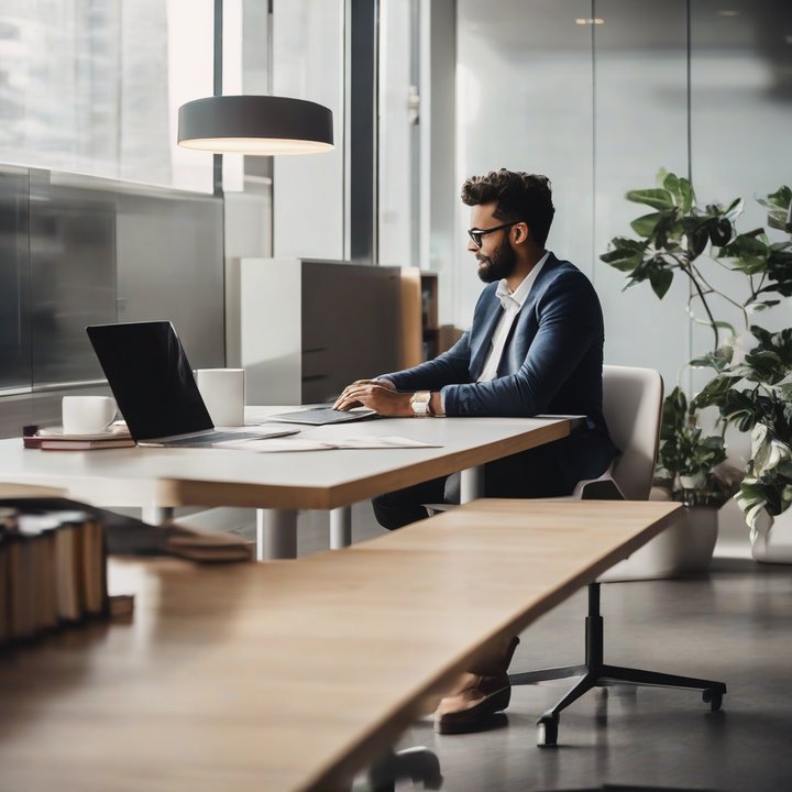 Person speaking at Humanist IT conference, gesturing to a screen display.