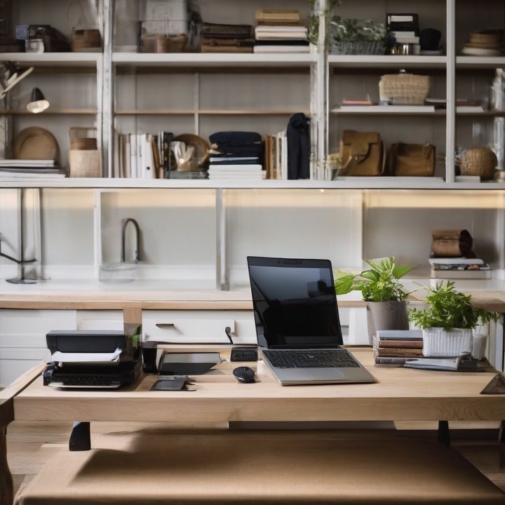 Person typing on laptop with ecommerce website on screen