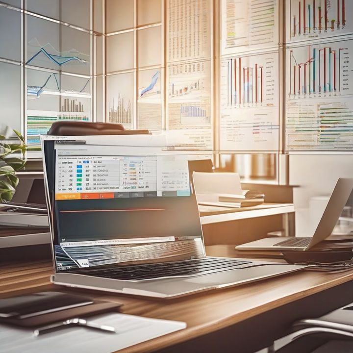 Person working on computer with SEO optimization tools on screen.